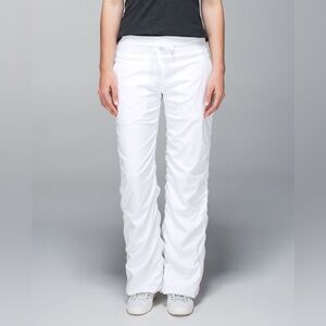 Lululemon Studio Pant II *Liner - Size 6 - White